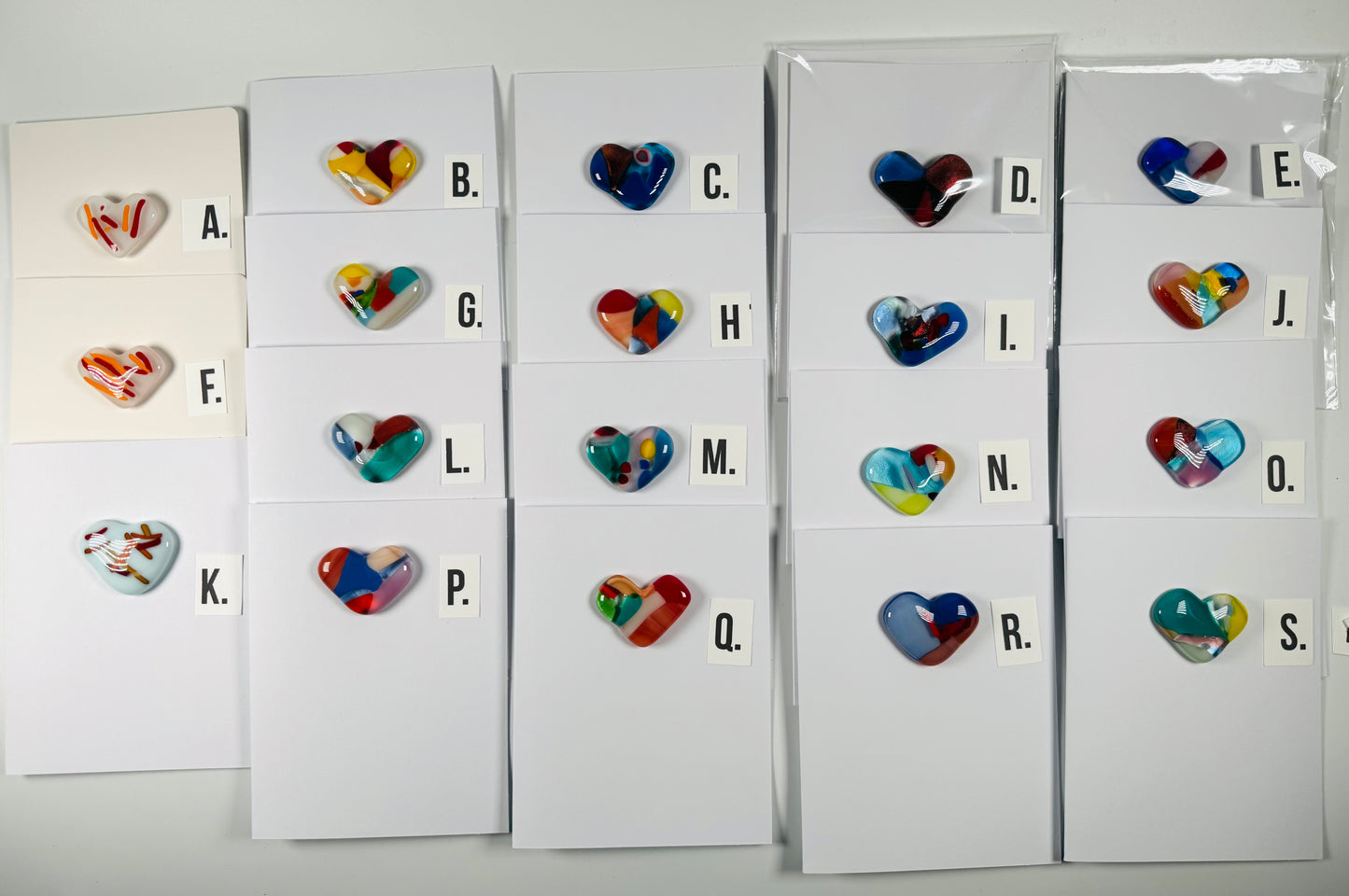 Pocket heart cards