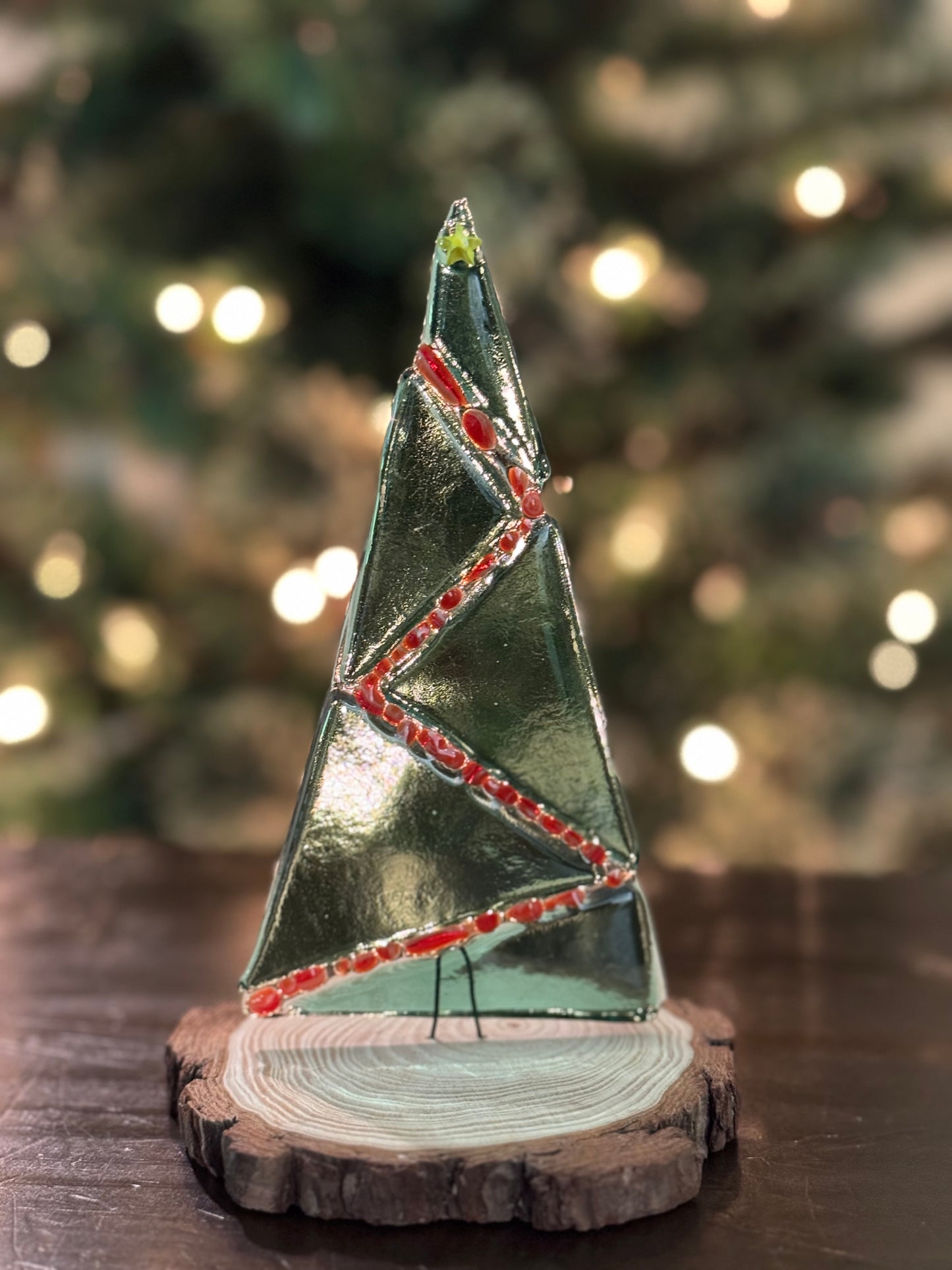 Textured table top Christmas tree