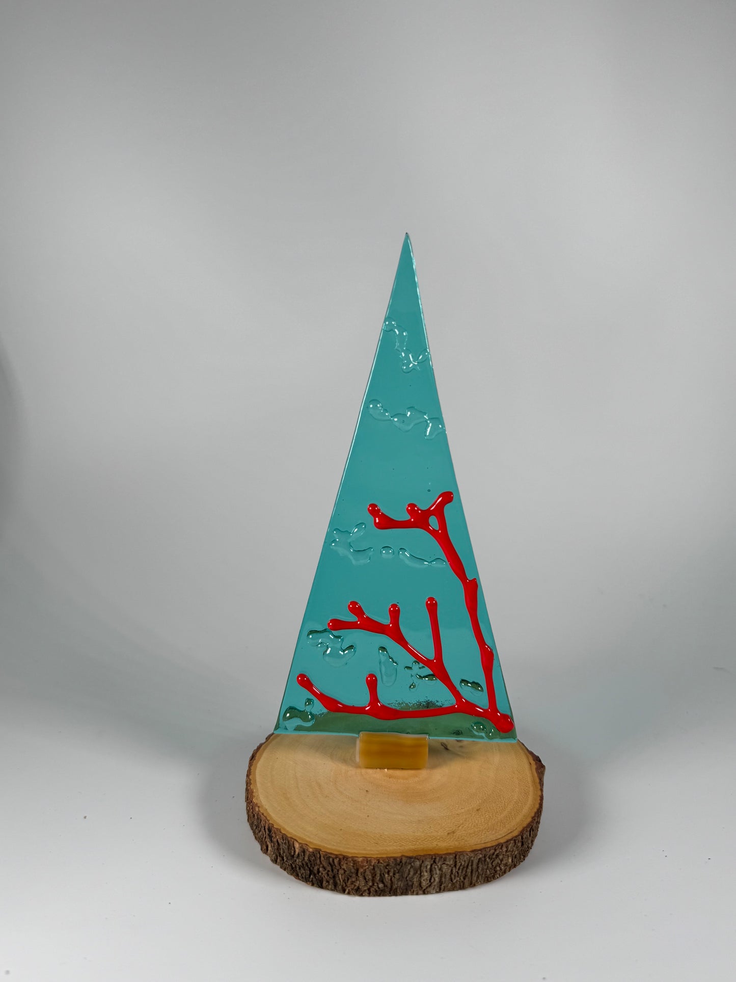 Textured table top Christmas tree