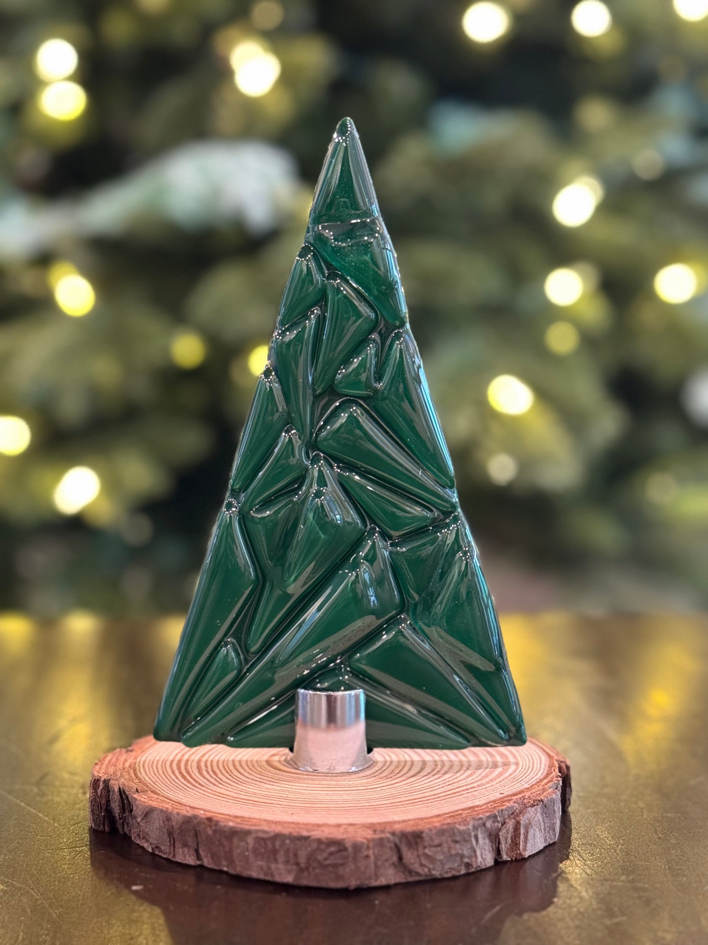 Table Top Trees with chrome base