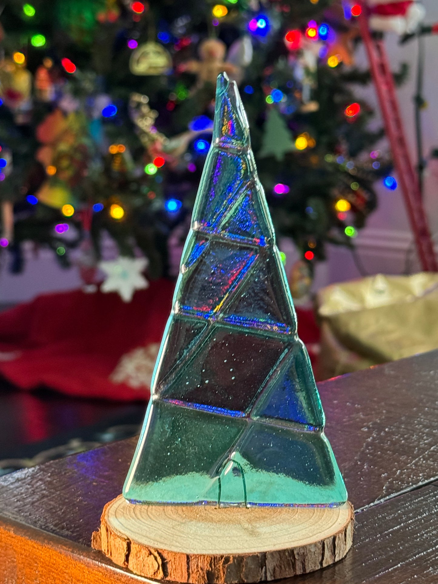 Textured table top Christmas tree