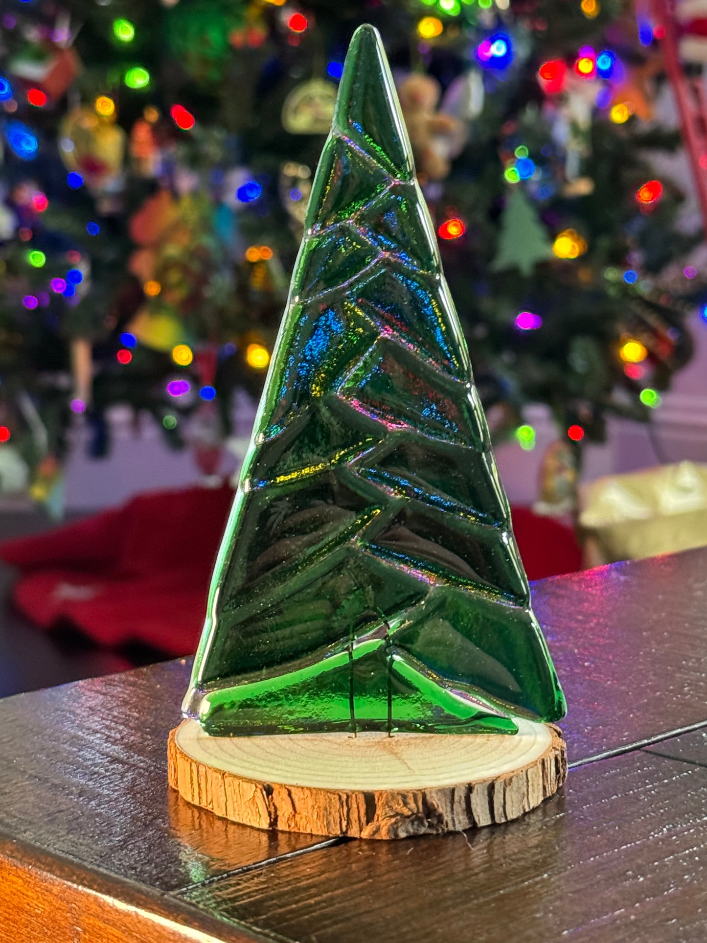 Textured table top Christmas tree