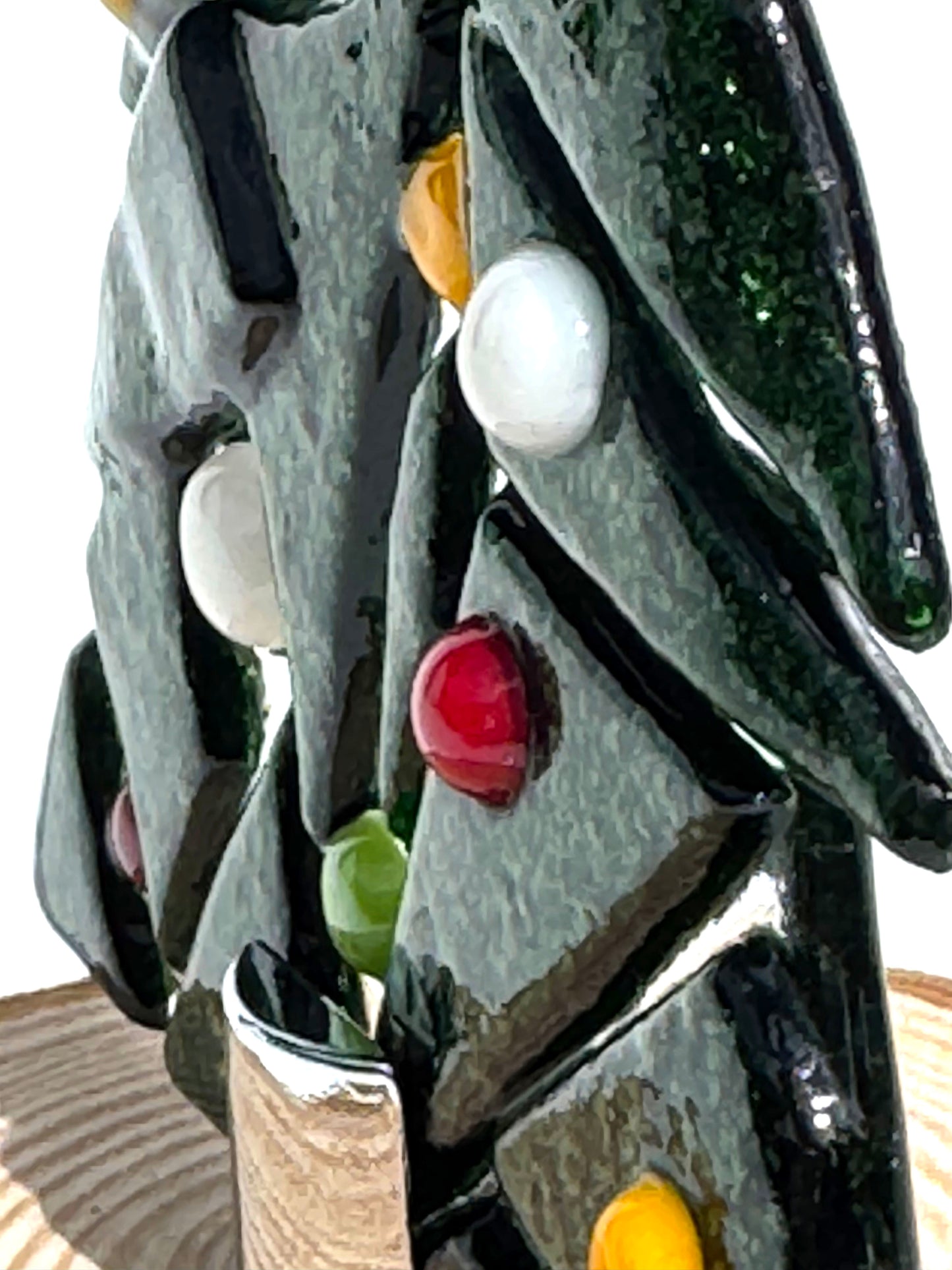 Table Top Trees with chrome base