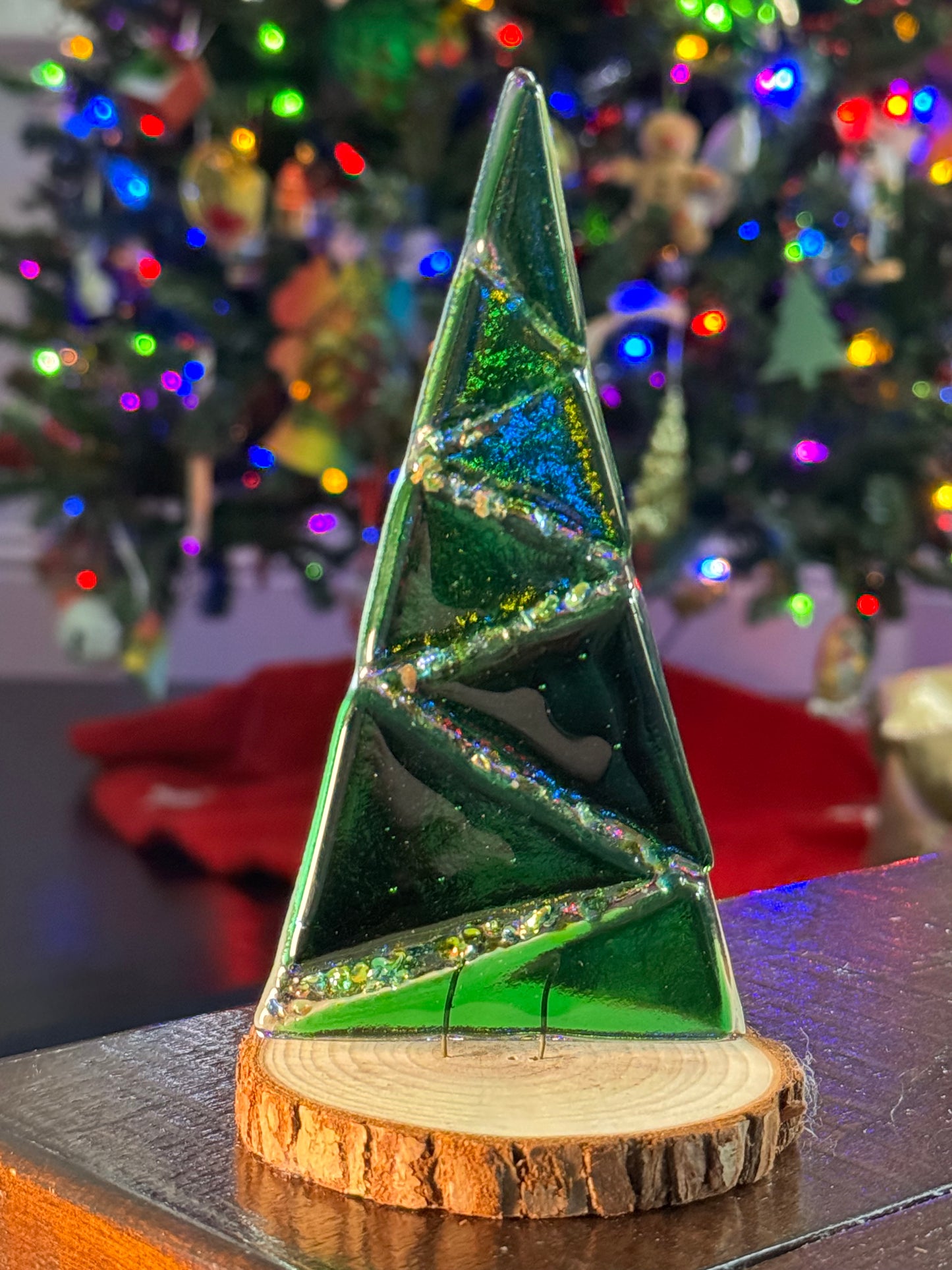 Textured table top Christmas tree