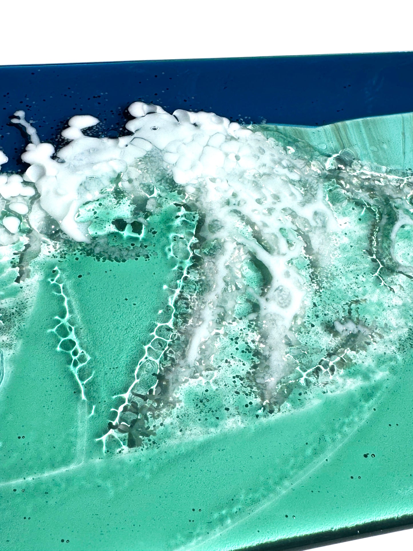 Detail shot of Seaside wave. A closer look at the texture detail.