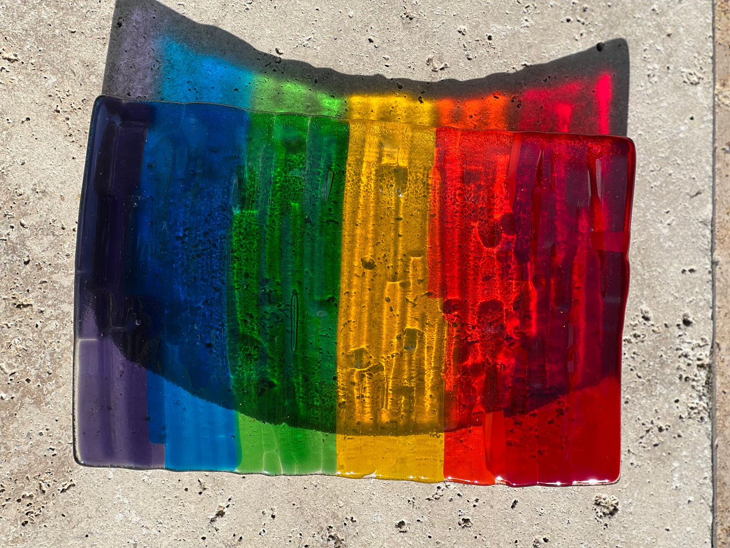 Rainbow platter